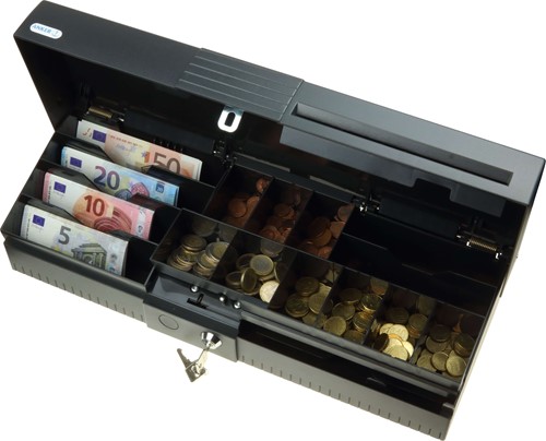Cash drawer Anker ECC Euro lock-001 dark grey (RAL 7021)