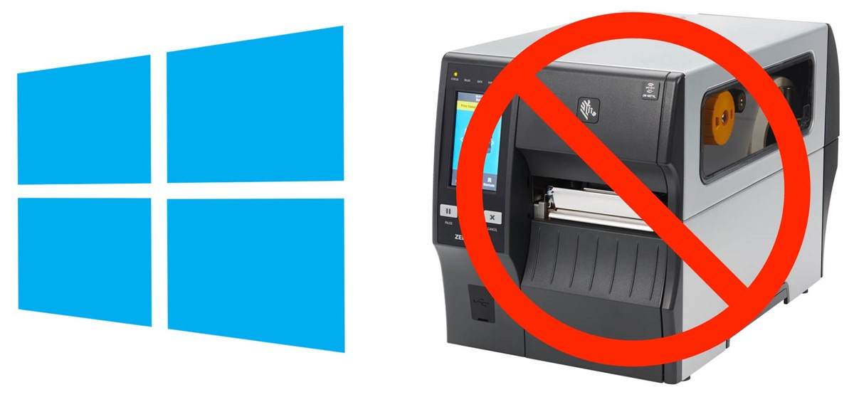 Zebra printers Unable to Print After Installing Windows Update