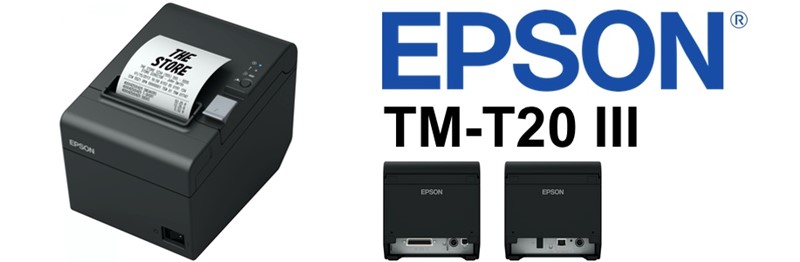 Epson Drucker Epson TM-T20III ETHERNET TICKETS USB 250 MM//SEG schwarz gl/änzend