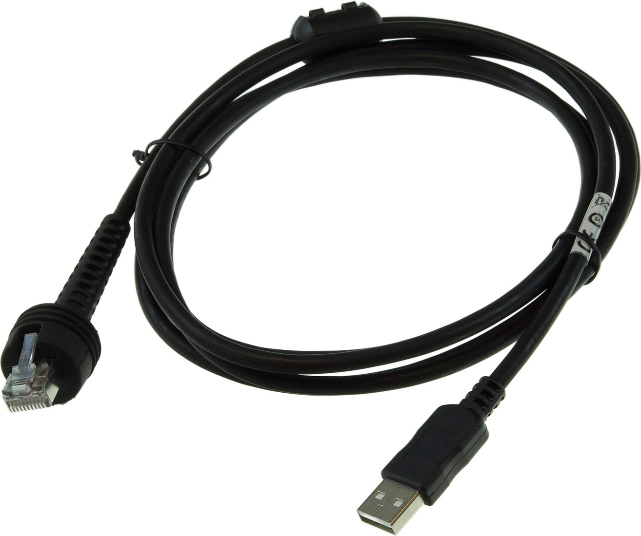 USB cable straight 2.00m IP67 for Datalogic PowerScan 9600 | POSdata.eu