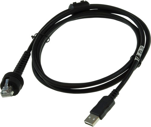USB cable straight 2.00m IP67 for Datalogic PowerScan 9600
