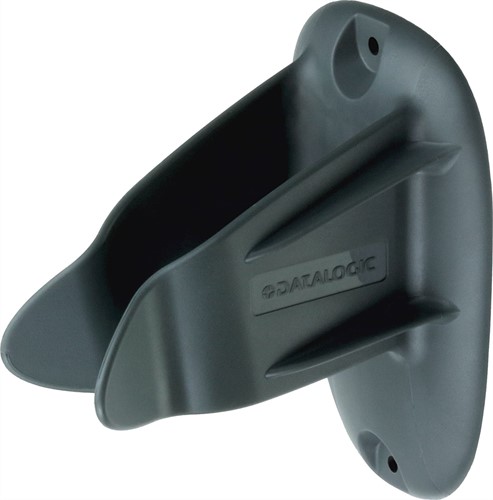 Universal wall holder for barcode scanners - light grey