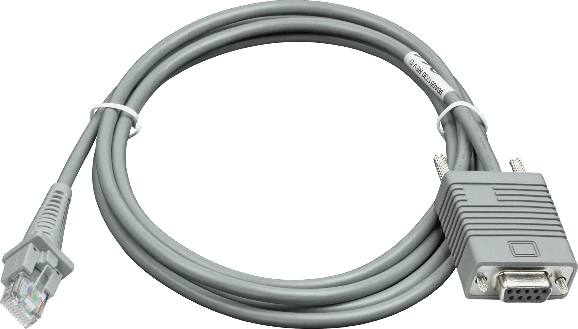 RS232 cable straight 2.00m for Datalogic barcode scanners POSdata.eu