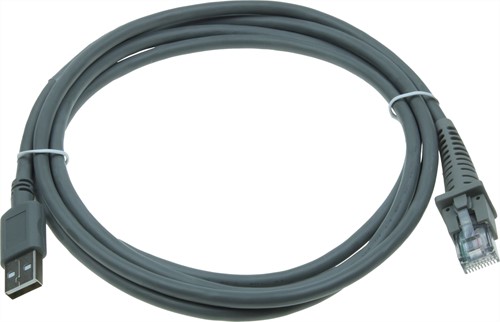 USB cable straight 2.00m for Datalogic barcode scanners