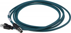 Datalogic Ethernet cable M12 X-Coded 8-Pin IP67 to RJ45 ( 3 meter)