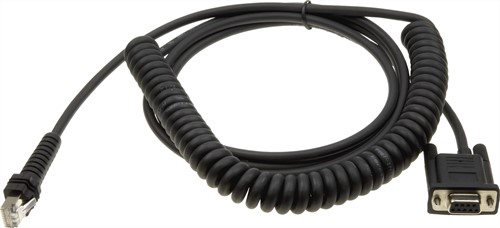 Serial cable coiled 3.60m for Datalogic PowerScan