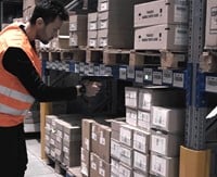 Datalogic Skorpio X5 Warehouse in use