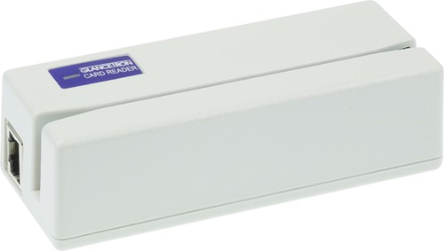 Glancetron 1290 card reader 3-track white (without cable)