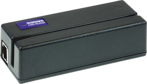 Glancetron 1290 card reader 3-track black (USB-COM)