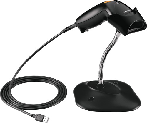 Zebra LS1203 1D barcode scanner USB-kit black