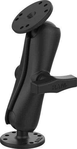 RAM double ball mount with round mounting plate Medium (Ball C)