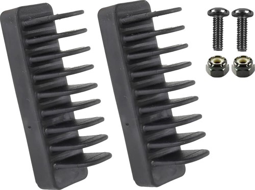 Fins for universal holder for barcode scanners