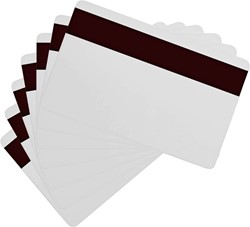 Zebra PVC cards 30 mil Hi-Co white (500-pack)