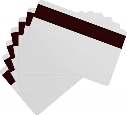 Zebra PVC cards 30 mil Hi-Co white (500-pack)