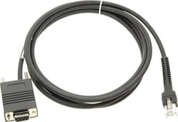 Serial cable straight 2.10 m for Zebra barcode scanners
