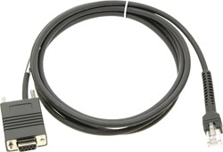 Serial cable straight 2.10m for Zebra barcode scanners