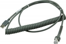 USB coiled 2.80 m for Zebra barcode scanners