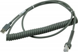 USB coiled 4.60m for Zebra barcode scanners
