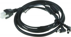 DC cable 2-way for Zebra multiple-slot battery chargers