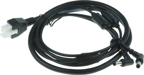 DC cable 2-way for Zebra multiple-slot battery chargers