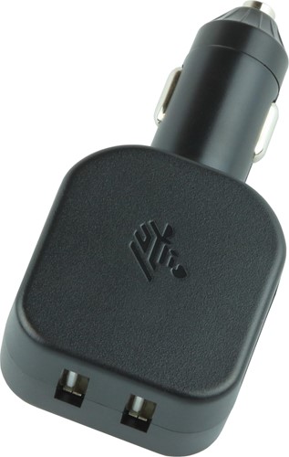 Zebra Car Cigarette Lighter Adapter (2x USB-A 5V-2.5A)