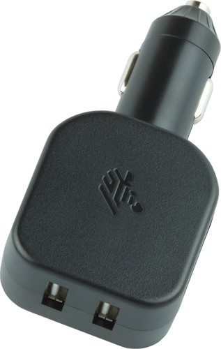 Zebra Car Cigarette Lighter Adapter ( 2x USB-A 5V-2.5A )