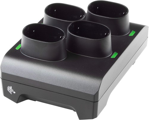 4-Slot battery charger with power supply for Zebra CS60