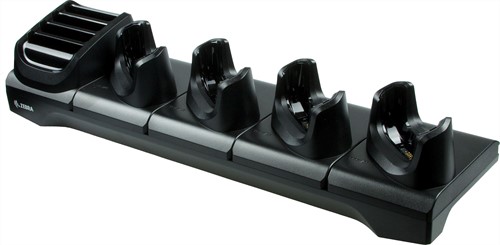 4+4-Slot charge-only cradle including power supply for Zebra TC51-TC52-TC56-TC57