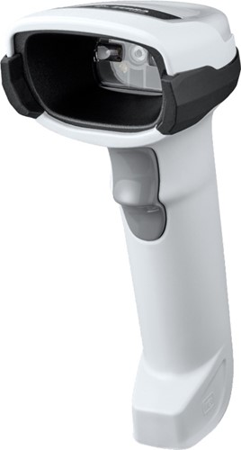 Zebra DS2278 1D/2D barcode scanner light grey with charging cable