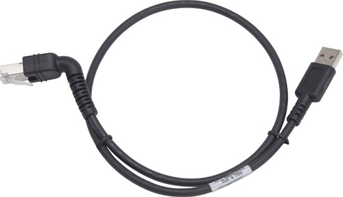 USB cable straight with angled plug for Zebra DS55 (2 ft.)