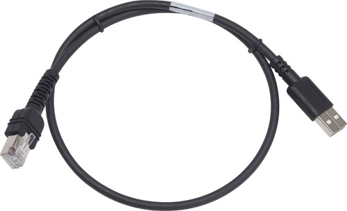 USB cable straight with straight plug for Zebra DS55 (2 ft.)