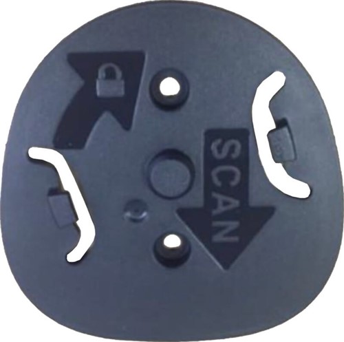 Bracket for Zebra DS9300 barcode scanner black