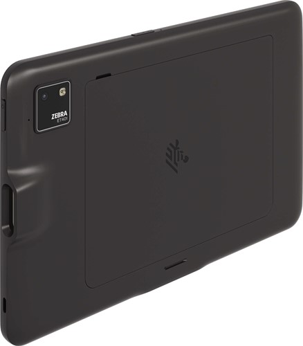 Zebra ET401 10" Enterprise Tablet back side with barcode scanner