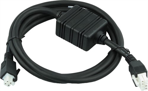 DC cable for connecting the Zebra power supply to multiple slot cradles.
