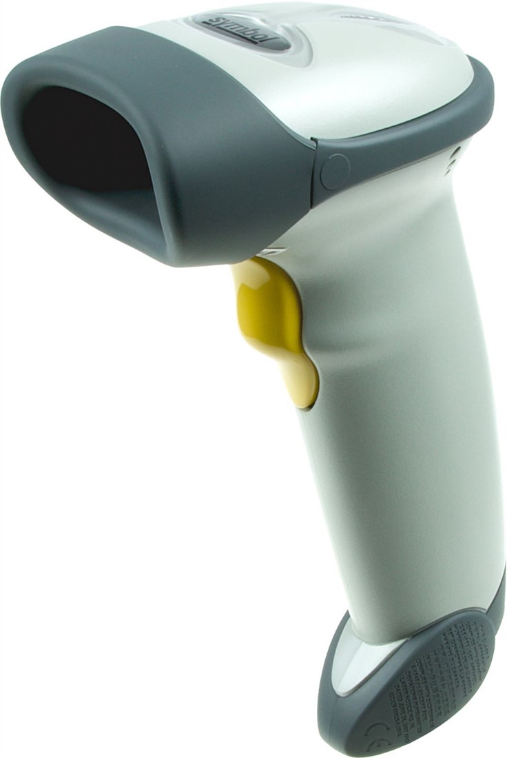 Zebra LS2208 barcode scanner USB-kit light grey