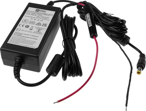 12-24V DC Adapter for Zebra QLn220, QLn320, QLn420, ZQ500, ZQ600