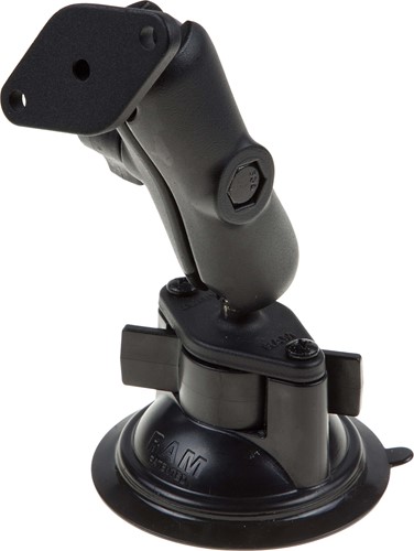 RAM Mount with suction cup for vehicle cradle