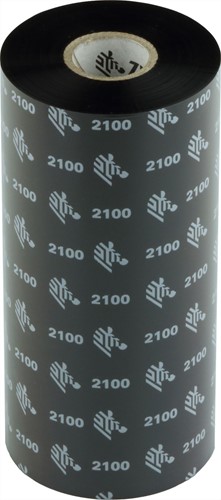 Zebra 2100 Wax ribbon 156mm x 450m