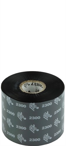 Zebra 2300 Wax ribbon 60mm x 450m