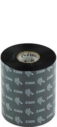 Zebra 2300 Wax ribbon 89mm x 450m