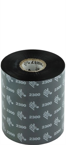 Zebra 2300 Wax ribbon 89mm x 450m