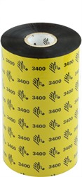 Zebra 3400 Wax/Resin ribbon 131 mm x 450 meter