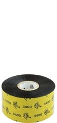 Zebra 3400 Wax/Resin ribbon 40mm x 450m