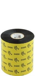 Zebra 3400 Wax/Resin ribbon 83mm x 450m