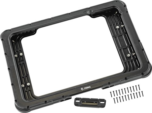 Rugged frame with rugged connector for 10.1" Zebra ET50, ET51, ET55, ET56