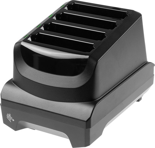 4-Slot battery charger with power supply for Zebra TC53, TC58, TC73, TC78