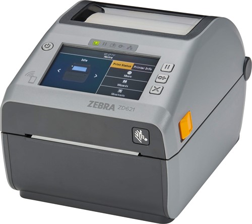 Zebra ZD621d Touch Display 203dpi Dispenser (USB-SER-ETH-BT-WLAN)