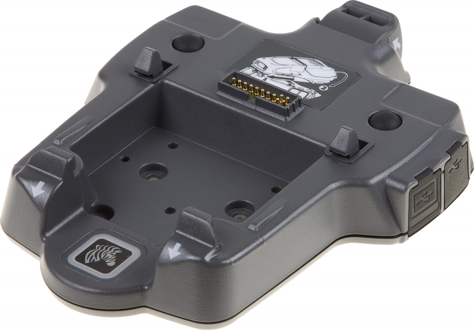 3-Slot Battery Charging Cradle For Zebra Barcode Scanners - ZQ510, ZQ520, ZQ610 Series Charger Station