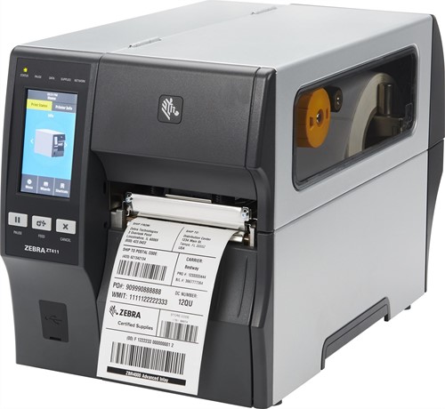Zebra ZT411 203dpi printer peel-liner rewind (USB-SER-ETH-BT)