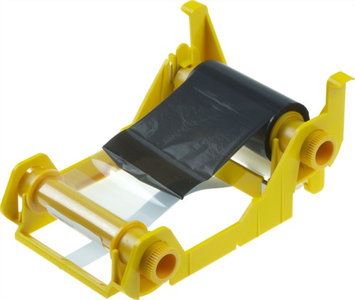 Black printer ribbon for Zebra ZXP3 (1000 prnt.)